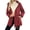 Red, variant on Women'S Warm Winter Coat Thicken Fleece Lined Parka Plus Size Jacket with Hood Yellow XL