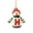 Knit Snowman - M, variant on romoty Personalized Letter V Snowman Christmas Ornament, 3.15 in Acrylic Monogram Initial Knit Snowman Pendant with Cord for Xmas Tree Wreath Mantel Decor Kids Stocking Stuffer Gift