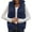 Dark Blue, variant on Hvyesh Womens Sleeveless Puffer Vest Warm Zip Up Stand Collar Vests Jacket Casual Waistcoat Fall Winter Quilted Padded Gilet Coats with Pockets