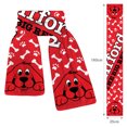 thumbnail image 2 of Bufanda Clifford The Big Red Dog Anime Winter Pashmina Shawl, 2 of 2