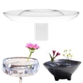 thumbnail image 5 of Dserhfy 10/20/30Pcs Floating Floral Arrangement Holder Clear Floating Flower Display Stand Hydroponics Water Planting Flower Bowl Stem Holder Decoration, 5 of 8