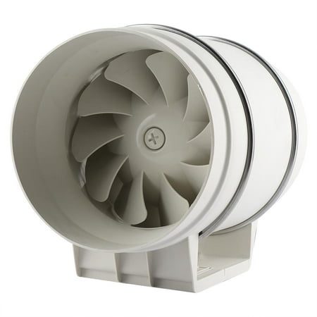 HERCHR High Efficiency Inline Duct Fan Air Extractor Bathroom Kitchen Ventilation System 110V US Plug, Inline Exhaust Fan, Exhaust