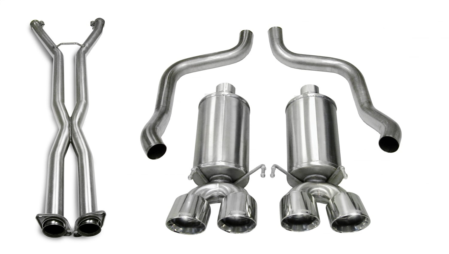 Corsa Performance 14469CB6 Xtreme CatBack Exhaust System; Dual Rear
