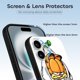 thumbnail image 3 of Funda de TPU Garfield para iPhone 16: ultrafina, a prueba de golpes, antiamarilleo, resistente a arañazos, compatible con carga inalámbrica, agarre mejorado, estilo negro., 3 of 7