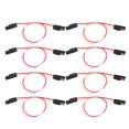 thumbnail image 1 of 8pcs Quick Connect Quick Disconnect Polarized 13" SAE Wire Flat Plug Connector Sunnimix Enchufe de mazo de cables SAE de 2 pines, 1 of 7