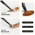 thumbnail image 4 of 100% Kolinsky Acrylic Nail Brush Size 8,Professional Acrylic Nail Brushes for Acrylic Application Round Head Nail Art Brush for Acrylic Powder Wood Handle for DIY Home Salon, 4 of 6