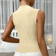 thumbnail image 4 of Spring Tops for Women ! Womens Tank Tops Fashion Women Sleeveless Casual Vest Ladies Chest Pad Movement Short Tank Tops, 4 of 4