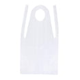 thumbnail image 4 of UPKOCH 300Pcs Disposable Paint Aprons Unisex Waterproof And Oil Proof Plastic For Messy Activities 95x60cm, 4 of 8