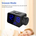 thumbnail image 3 of Despertador LED Reloj de proyección digital con radio FM Snooze, 3 of 8