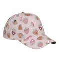 thumbnail image 6 of Picia Strawberry Cake pattern Trucker Low Profile Hat Men Women Baseball Cap Dad Hat Adjustable Unconstructed Plain Cap, 6 of 9