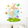thumbnail image 1 of Spring Bunny Wall Decal by Wallmonkeys Peel and Stick Graphic (36 in H x 32 in W) WM213806, 1 of 4