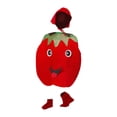 thumbnail image 1 of Disfraz de frutas para niños, precioso vestido elegante para niños y niñas, traje decorativo sin cordones Manzana, 1 of 9