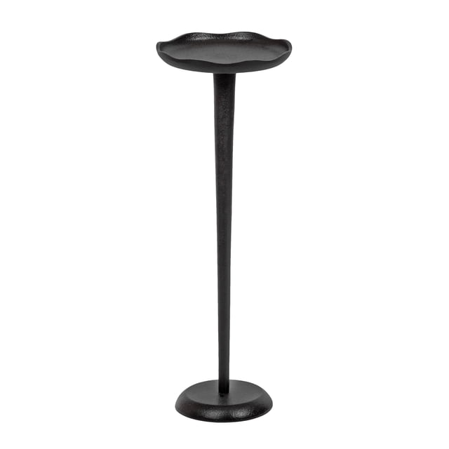 Mesa de bebidas Kate y Laurel Alessia Modern Black Aluminium