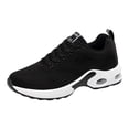 thumbnail image 1 of Zapatillas Mujer Zapatos para Correr Antideslizante Caminar para Ejercicio Deportivo (38) Negro, 1 of 9