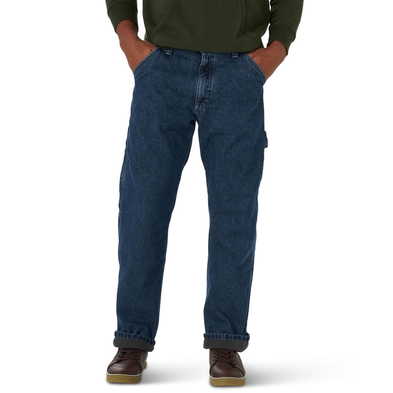 Wrangler Men's Fleece Lined Carpenter Jean
