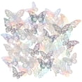 thumbnail image 3 of GOOHOCHY 72 mariposas decorativas 3D para pared, decoración de mariposas DIY, calcomanías de mariposas, 3 of 8
