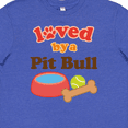 thumbnail image 4 of Inktastic Pit Bull Loved by a (dog Breed) Youth T-Shirt, 4 of 5