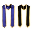 thumbnail image 2 of WINDLAND Color Matching Satin Graduation Stole Adult Sash Graduation Party Accessories, 2 of 14