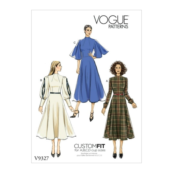 Vogue Patterns Sewing Pattern Misses' Dress-6-8-10-12-14
