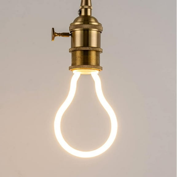 LED Edison Light Bulbs, LED Linear Bulb LED Curved Filament Bulbs Led Bulbs Vintage Light Bulb 4W E27 Warm White (Heart)