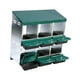 thumbnail image 2 of Cajas nido para gallinas, para poner huevos con tapa, caja nido para pájaros, fácil recolección de huevos, cajas para gallinas ponedoras, 6 Verde, 2 of 8
