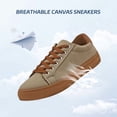 thumbnail image 3 of Unisex Adult Fashion Canvas Shoes Women’s Men’s Low Top Sneakers Breathable Lightweight Casual Walking Running Sneakers, 3 of 6