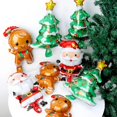 thumbnail image 5 of 50/1 piezas de globos de papel de aluminio para Navidad, globo con forma de hombre de jengibre y Papá Noel para árbol de Navidad, juguetes para niños, regalos para el hogar, decoración para fiestas de, 5 of 5
