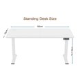 thumbnail image 2 of Intexca 1.6m Electric Standing Desk, Adjustable Height, Ultra-Quiet Motor (White), 2 of 5