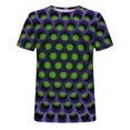 thumbnail image 4 of Otvok Men's Shirt Print Short Sleeve Round Neck Fashion Casual Daily Holiday Blouses, 4 of 4