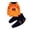 S001-Orange, variant on Xudanell 3t Boy Outfits Two Piece Set Letter Top Toddler Boy Set Printing Kid Sport Outfits 4t Boys Clothes Outdoor Red 4T