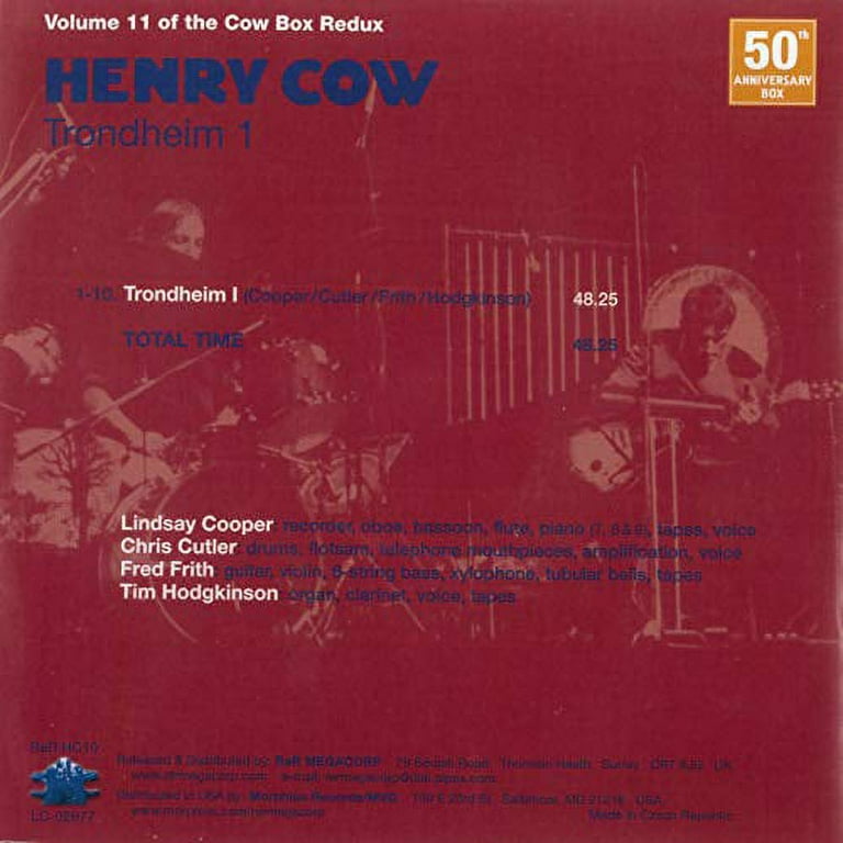 洋楽 40th anniversary BOX HENRY COW HENRY COW The Road