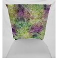 thumbnail image 2 of Batik Tie Dye Dining Room Chair Back Covers or Seat Covers by Penny's Needful Things (Both Chair Back & Seat Cover) (20 W x 17 H CHAIR BACK) (Purple Green Swirl), 2 of 5