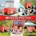 thumbnail image 4 of YSPUKY Kids Tent, Play Tent for Kids: Firefighter Theme Playhouse Toddler Outdoor Toys 3-5 Kids Indoor Tent Christmas Birthday Gifts for  Boys & Girls, 4 of 6