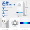 thumbnail image 4 of 6 Pack,Ultrasonic Pest Repeller Indoor Plug-in,2026 Upgraded Electronic Pest Control with 3 Modes for Mice,Rats,Roaches,Mosquitoes,Spiders, 4 of 8