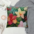 thumbnail image 2 of Fenyluxe Farmhouse Decorative Outdoor Throw Pillow Covers for Couch Sofa Bed Hawaiian Tropical Plants Palm Leaf Pillow Cover Modern Decor Pillow Case 24x24in, 2 of 5