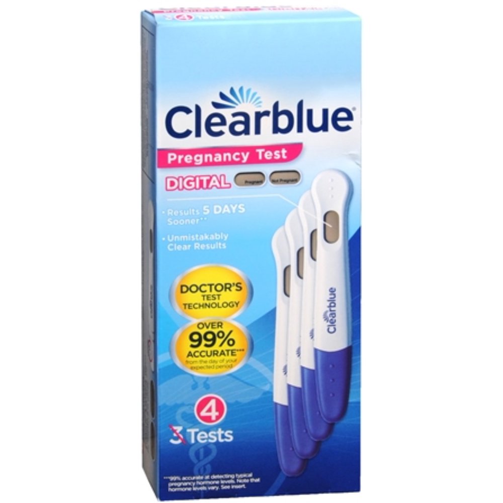 Clearblue Easy Digital Pregnancy Test 3 Each (Pack of 2)