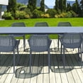 thumbnail image 4 of Air XL Extension 9 Piece Dining Set in Dark Gray, 4 of 6