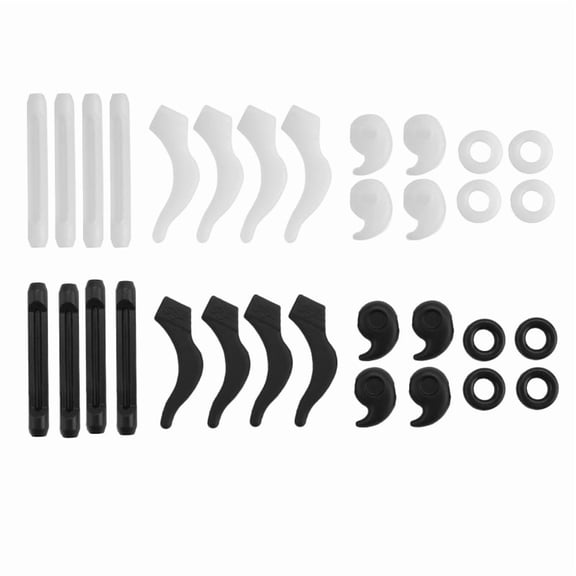 16 Pairs Eyeglasses Retainers Anti-Slip Eyeglass Holder Comfort Ear Grip Hooks Protectors for Spectacle Sunglasses