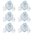 thumbnail image 1 of 6pcs Iron Heart Shape Candy Box Chocolates Can Ornamnet Gift Jar Decoration for Wedding PartyBlue, 1 of 10