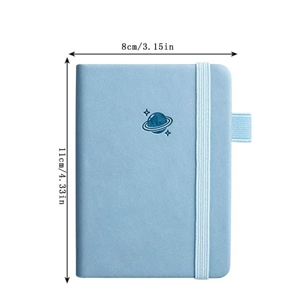 Libreta pequeña portátil, bloc de notas de bolsillo grueso, minicuaderno A6 en inglés, notas prácticas