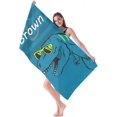 thumbnail image 5 of AISENIN Personalized Beach Towels for Boys with Name Kids Beach Towel with Dinosaur Design Microfiber Customized Monogrammed Beach Towels for Travel 30*60inch, 5 of 5