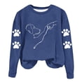 thumbnail image 3 of Neewe Womens Oversized Sweatshirts Hoodies Fleece Crewneck Sweaters MXsual Tops Comfy Fall Fashion Outfits Winter Clothes 2025, 3 of 4