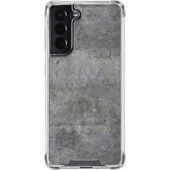 Skinit Concrete Natural Grey Concrete Galaxy S22 Clear Case