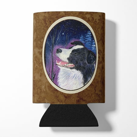

Caroline s Treasures SS8369CC Starry Night Border Collie Can or Bottle Hugger Can Hugger multicolor
