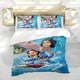 thumbnail image 5 of Lilo y Stitch Conjunto de sábanas temático, trío de piezas, cómodo y amigable con la piel, diseño único, regalo de decoración para el hogar para familiares, amigos y fans,140cm *210cm, 5 of 6