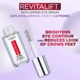 thumbnail image 3 of Sérum para ojos L'Oreal Paris Revitalift Derm Intensive con ácido hialurónico y cafeína, 20 ml, 3 of 8
