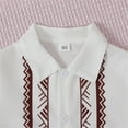 thumbnail image 6 of Coerni Toddler Boys Kids Button Down Shirt Short Sleeve Lapel Neck Shirts Summer Casual Top Baby Gentleman Comfy Tee Clothes, 6 of 8