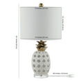 thumbnail image 4 of SAFAVIEH Sonny 24 in. Pineapple Ceramic Table Lamp, White, 4 of 4