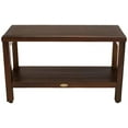 thumbnail image 1 of Decoteak Classic 30" Teak Shower Bench with Shelf- Armless Open Back, 1 of 3