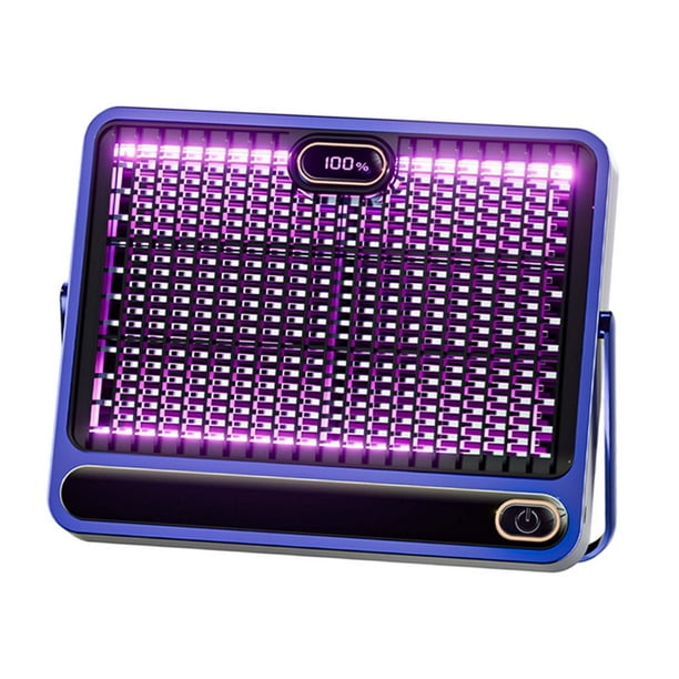 Lámpara de mosca,Lámpara electrónica para moscas colgante para exteriores,Lámpara atrapamoscas eléctrica para jardín,césped y interior,Luz nocturna eléctrica para matar moscas en el